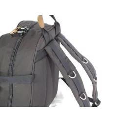 Backpack Pure in ecological canvas and leather 2