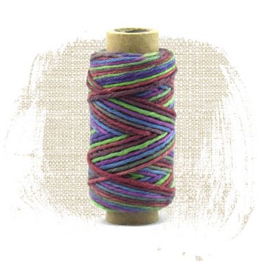 Colour thread 6 strands - 100% Hemp not waxed - 20m