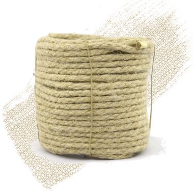 Hemp Cord 4mm Natural - 100 meters