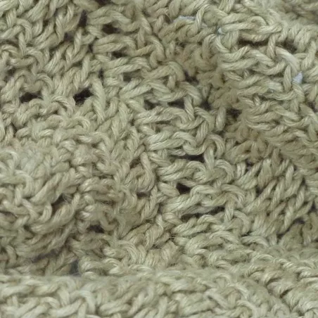 Large pure hemp crochet wipe