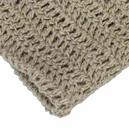 Large pure hemp crochet wipe