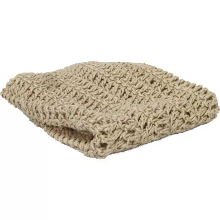 Large pure hemp crochet wipe