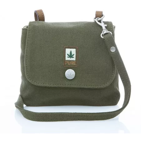 Mini women's or children's bag in hemp and organic cotton