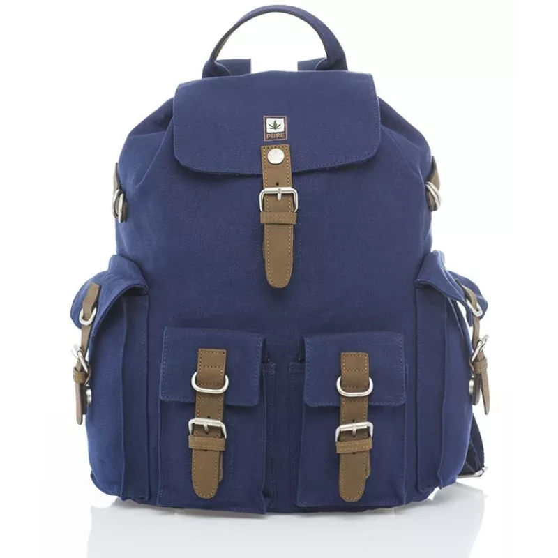 Big backpack Pure - organic hemp and cotton