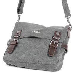 Hemp canvas shoulder bag