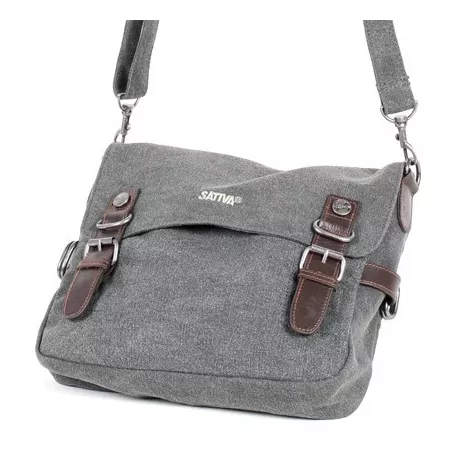 Hemp canvas shoulder bag