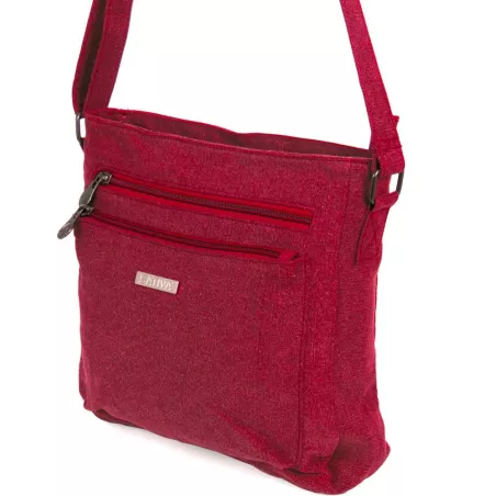 Hemp and organic cotton shoulder bag