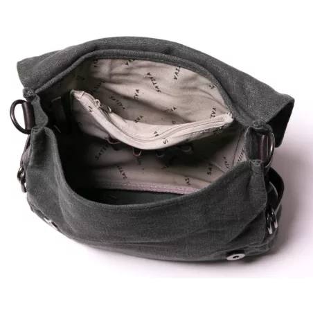 Hemp canvas shoulder bag