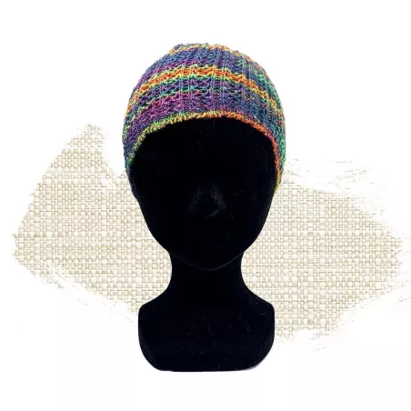 Pure hemp knitting hat