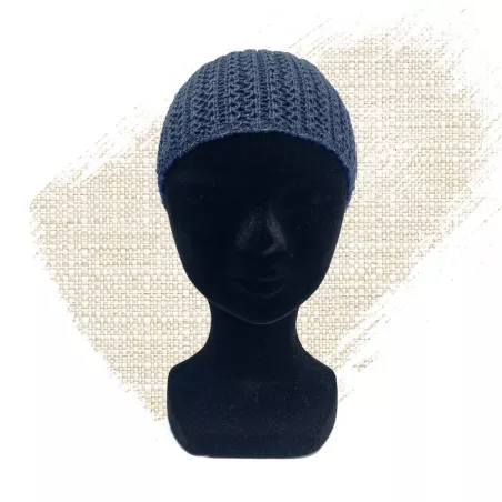 Pure hemp knitting hat