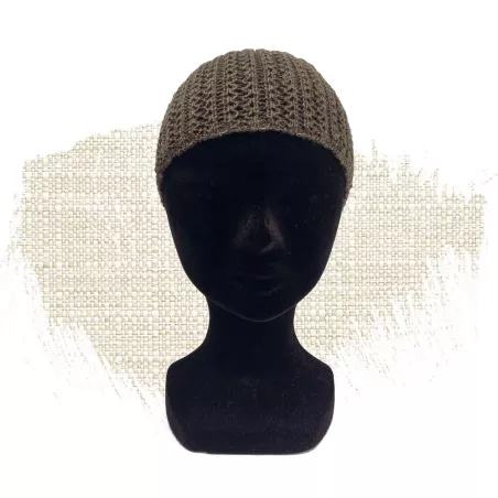 Pure hemp knitting hat