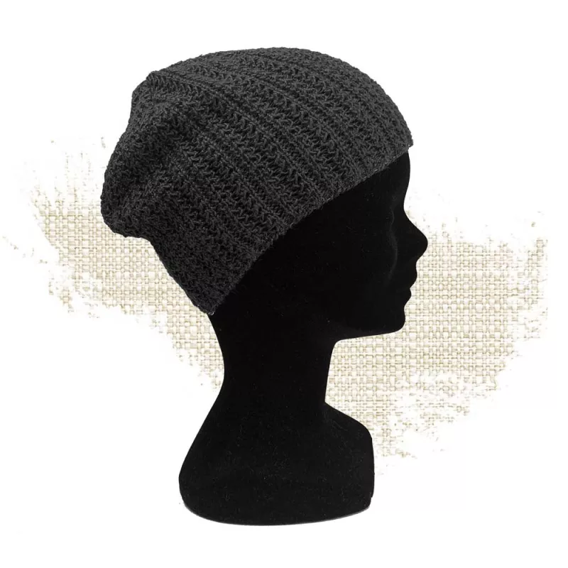 Pure hemp knitting hat