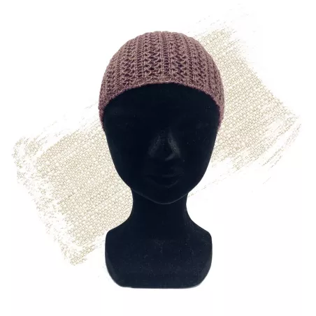 Pure hemp knitting hat