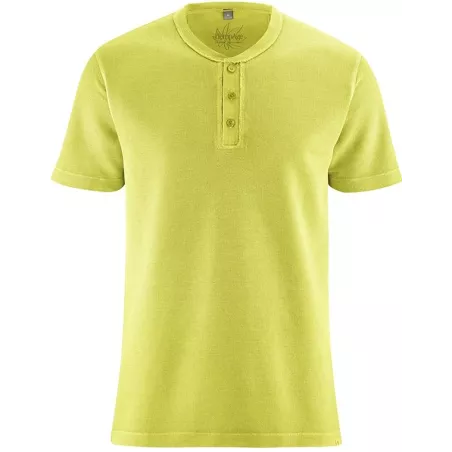 Polo round neck pique stitch - reverse collar