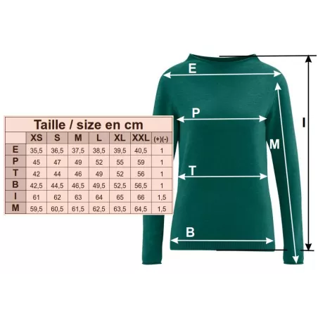 Maglione colletto arrotondato in lana, cotone canapa biologico