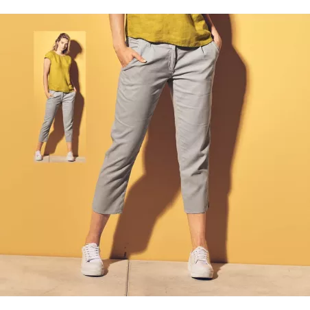 Pantalones de algodón orgánico para mujeres