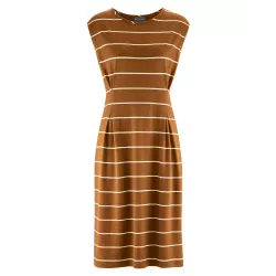 Striped dress - hemp 2