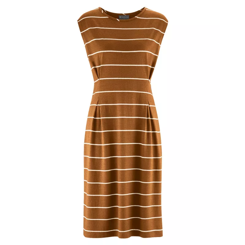 Striped dress - hemp