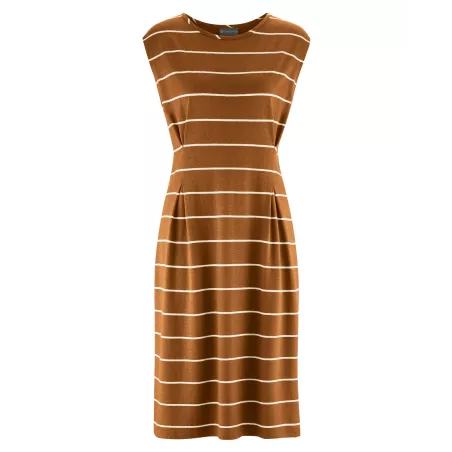 Striped dress - hemp