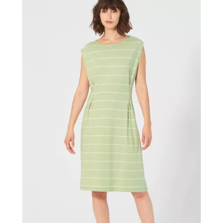 Striped dress - hemp