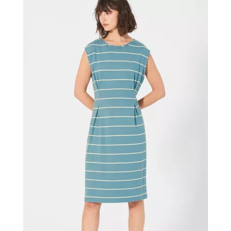 Striped dress - hemp