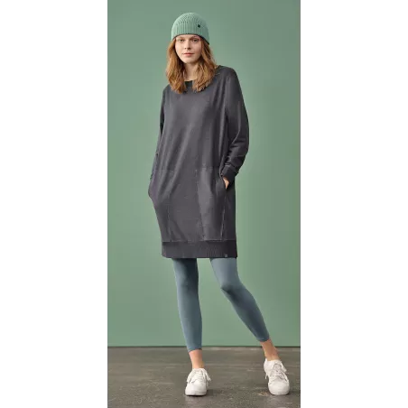 Kleid aus Hanfsweat