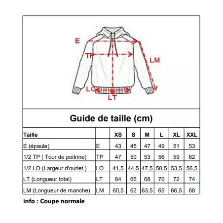 Sweat à capuche pour homme