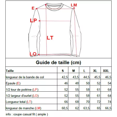 T-shirt a maniche lunghe, collo alla coreana