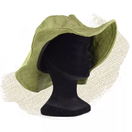 Cappello - 100% Canapa Nepalese - Verde