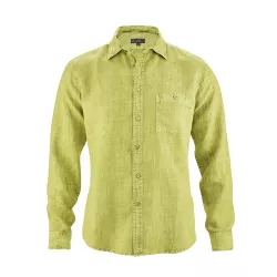 Pure hemp slim shirt - Chest pocket 2