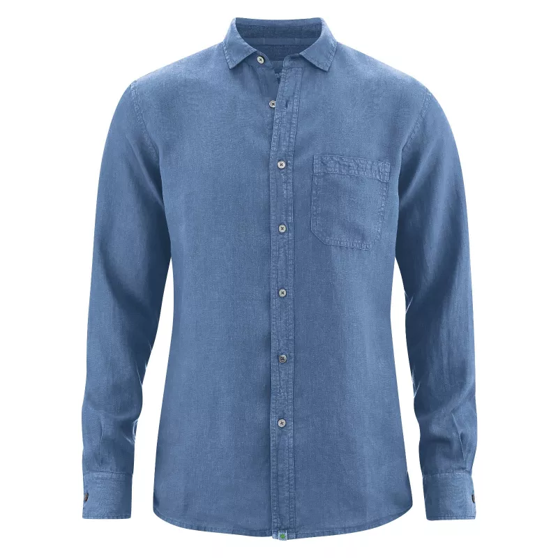 Very fine hemp shirt - Chest pocket