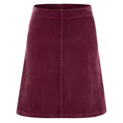 Hemp velvet trapeze skirt