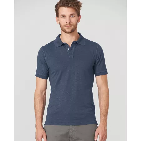 Men's jersey polo shirt