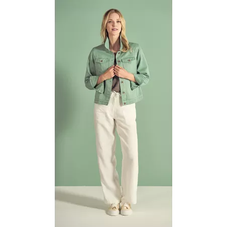 Women's pure hemp wide pants