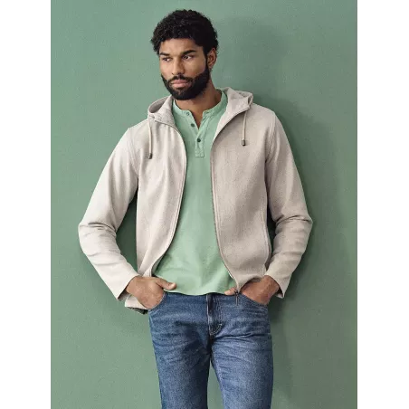 Chaqueta deportiva para hombres, cáñamo reciclado y algodón orgánico