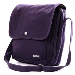 Large A4 Men's Shoulder Bag with Flap