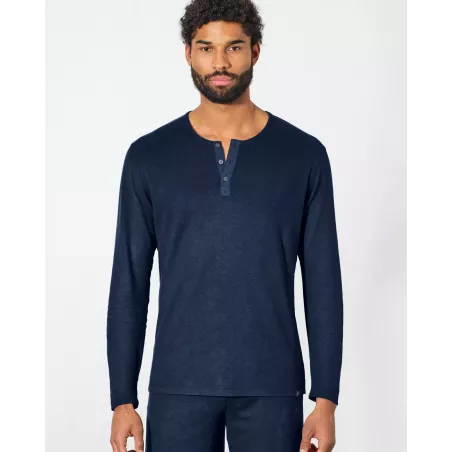 Camiseta Henley - Hombre atónito