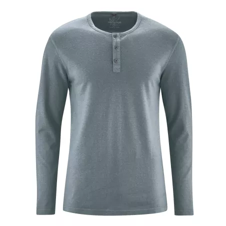 Tee shirt Henley - Boutonné homme