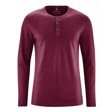 Henley T-shirt - Buttoned man