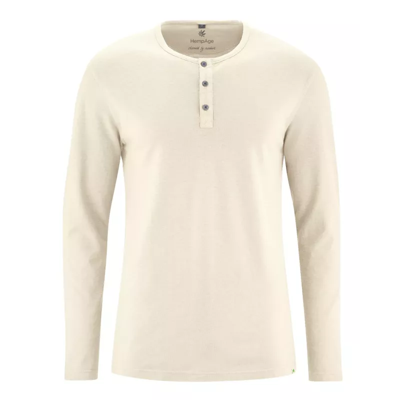 Henley T-shirt - Buttoned man