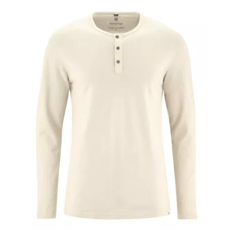 Henley T-shirt - Buttoned man