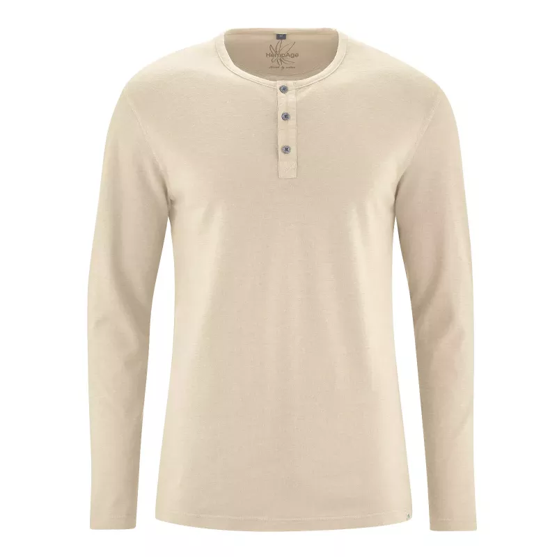 Henley T-shirt - Buttoned man