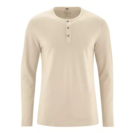 Henley T-shirt - Buttoned man