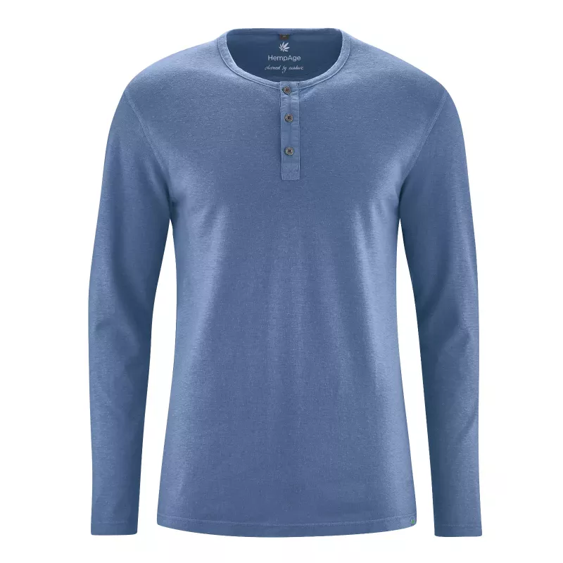 Henley T-shirt - Buttoned man