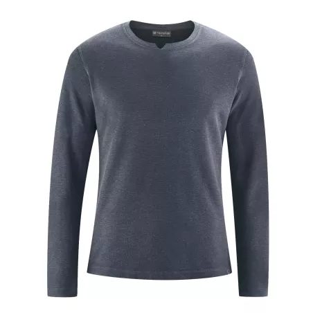 Men's jersey sweater - hemp