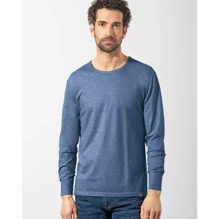 Hemp man sweater, organic cotton and yak wool