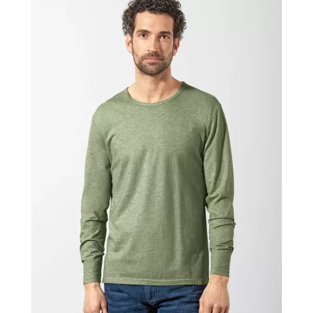 Hemp man sweater, organic cotton and yak wool