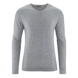 Men's sweater hemp and wool