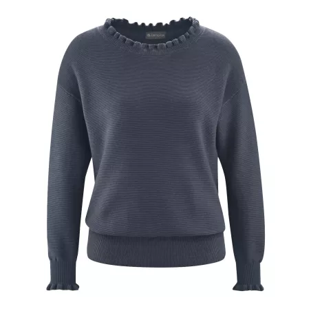 Origineller Rüschenpullover