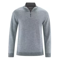 Men's sweater in hemp and wool to spend a warm winter 2